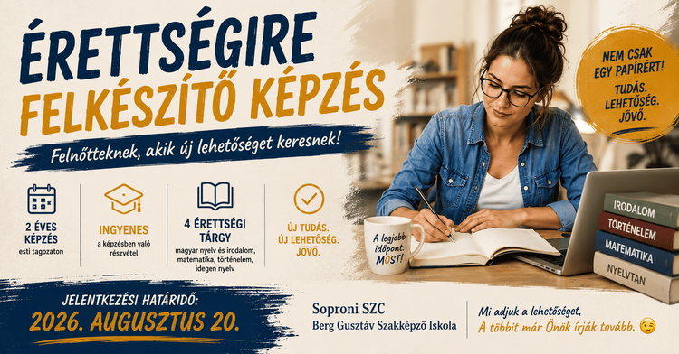 ÉRETTSÉGIRE FELKÉSZÍTŐ KÉPZÉS