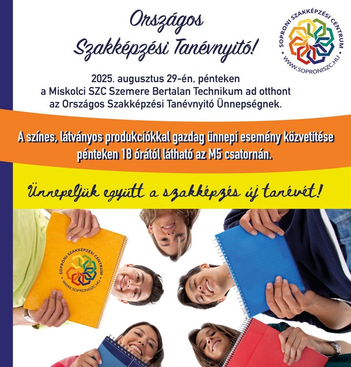 ORSZÁGOS SZAKKÉPZÉSI TANÉVNYITÓ