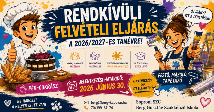 RENDKÍVÜLI FELVÉTELI ELJÁRÁS
