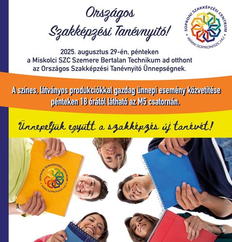 ORSZÁGOS SZAKKÉPZÉSI TANÉVNYITÓ