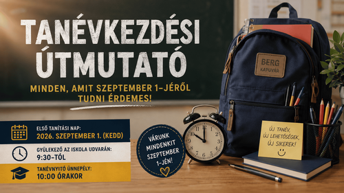 TANÉVKEZDÉSI ÚTMUTATÓ